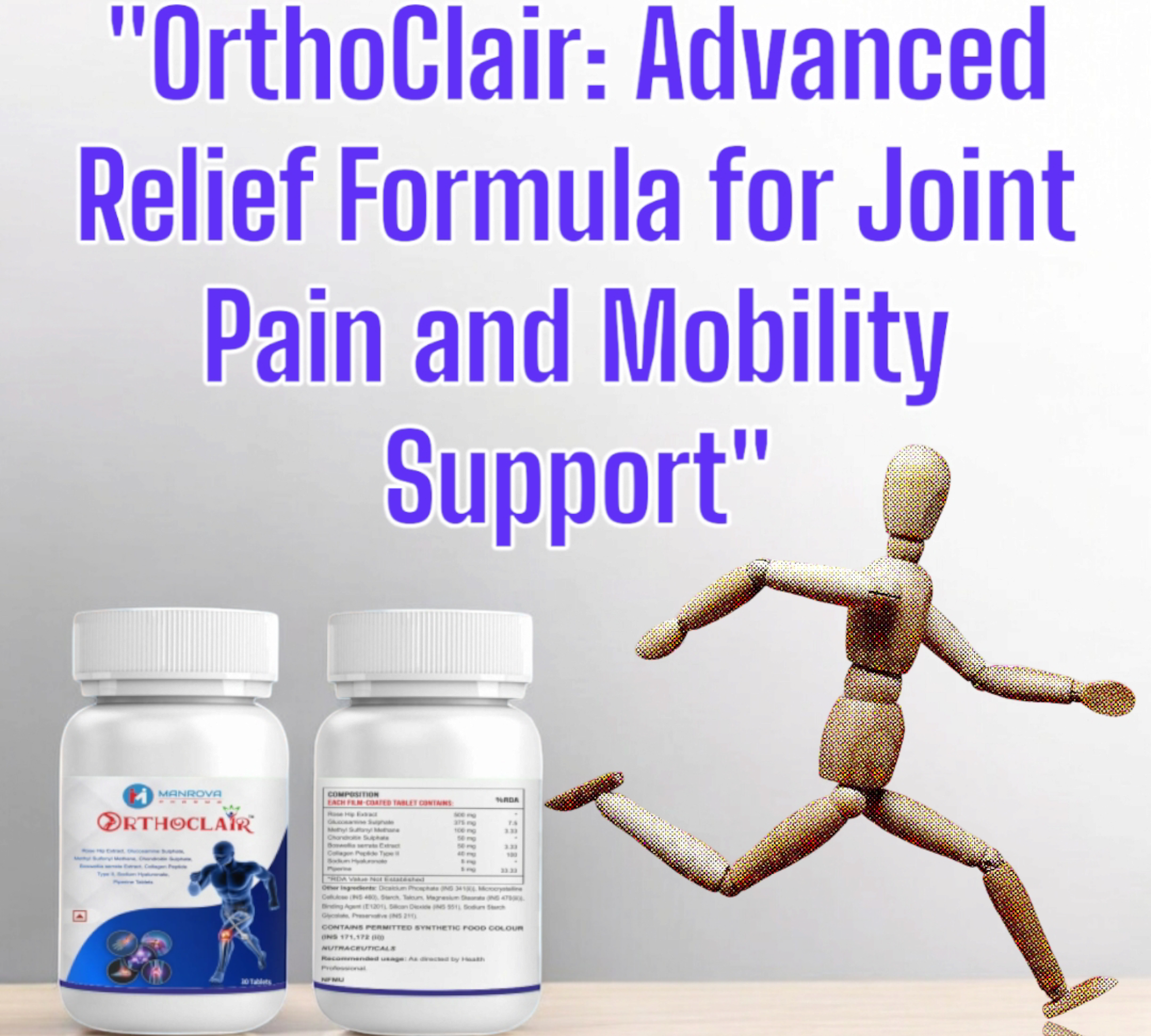 "OrthoClair: Empowering Bone Health, Easing Joint Pain, and Nourishing Cartilage"